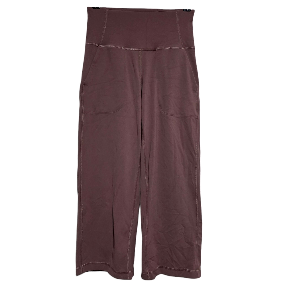 lululemon Align High-Rise Wide-Leg Cropped Pant Dark Oxide Size 4